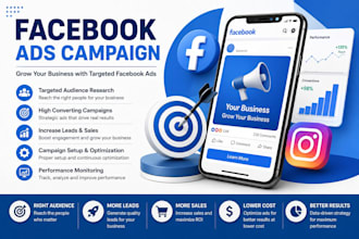 run targeted facebook ads and meta ads campaign