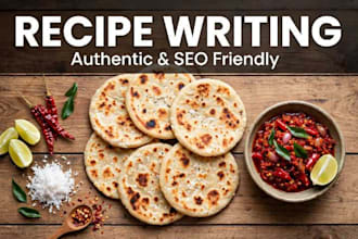 write SEO friendly recipes for your food blog