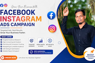 set up facebook,insta ads campaign to boost sales and leads