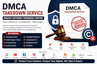 remove copyright violating content from google under dmca