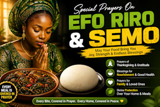 do prayer on efo riro and semo