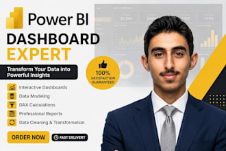 create professional power bi dashboards and data visualizations