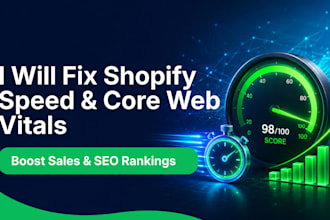 fix shopify speed and core web vitals to boost sales