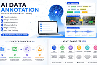 provide ai data annotation and ai training services