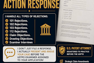 prepare and file a uspto office action response