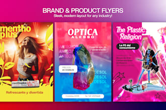 design a professional flyer for your brand