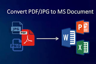 convert PDF files to word or excel with accuracy