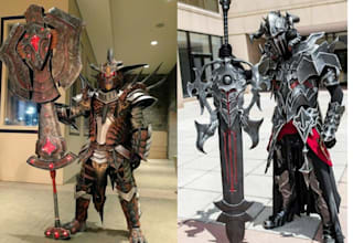 do 3d cosplay creation 3d cosplay armor evafoam fabric cosplay 3d helmet 3d mask