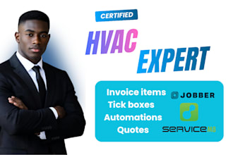 setup servicem8 forms, invoice, service titan quotes price book, servicem8