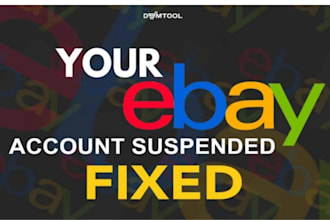 reinstate your ebay, amazon, walmart deactivated account