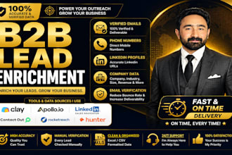 b2b data enrichment, lead enrichment and email list building