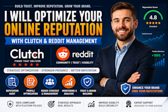 optimize your online reputation with clutch and reddit management