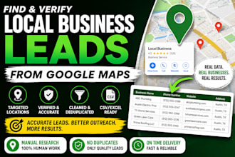 find and verify local business leads from google maps