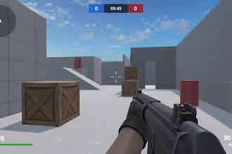 build mechanics and game prototype in unity or godot