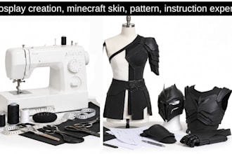 create halloween costume cosplay creation, anime, fantasy and wearable armor