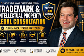 provide trademark and intellectual property legal consultation