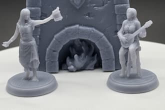 3d print high detail tabletop miniatures in resin using your stl files