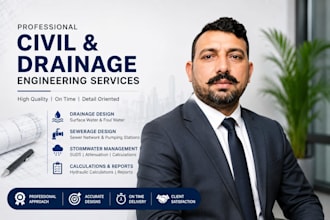 design stormwater, drainage, sewer and water supply systems