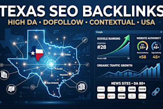 build high quality texas backlinks on top news sites