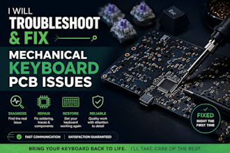 troubleshoot and fix mechanical keyboard pcb issues