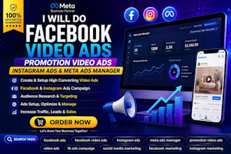 do facebook video ads, promotion video ads, instagram ads, meta ads manager
