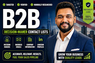 generate targeted b2b decision maker contact lists