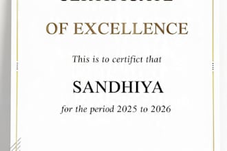 design hr certificate,offer letter and experience letter