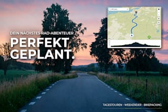 plan a custom cycling or bikepacking route in europe