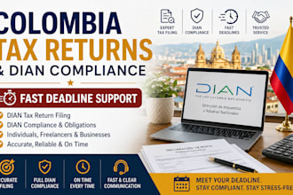 file colombia tax returns and dian compliance with fast deadline support
