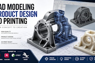 turn your product idea into a precise solidworks 3d model