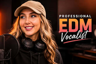record female house vocal for edm melodic house afro techno progressive house