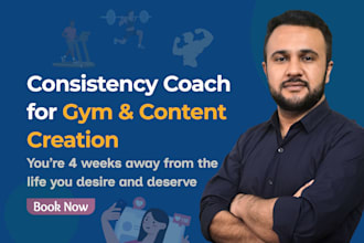 be your consistency coach for gym and content creation