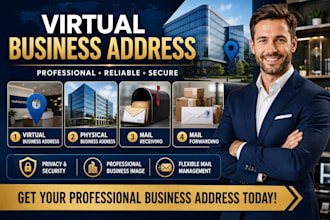 provide virtual business address mail forwarding and mail receiving