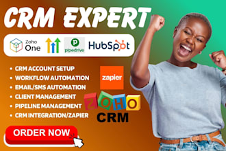 zoho crm integration zoho one expert zoho pipedrive hubspot crm zoho automation