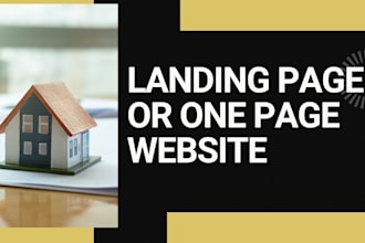 design a landing page website for lead generation
