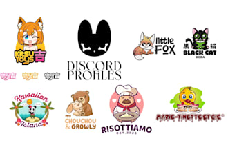 design a cute kawaii cartoon logo with exclusive license
