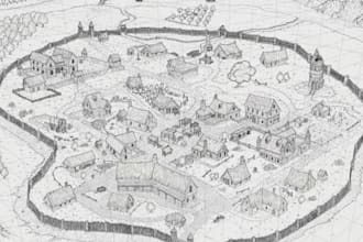 map illustration map design vector map site map illustrated map fantasy game map