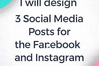 design social media post and canva banner