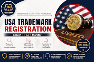 file your USA trademark registration with the uspto