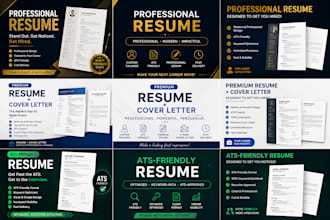 write professional resumes in french and english
