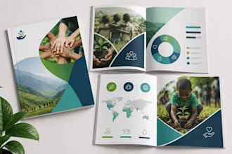 design ngo annual report, impact report, and donor report