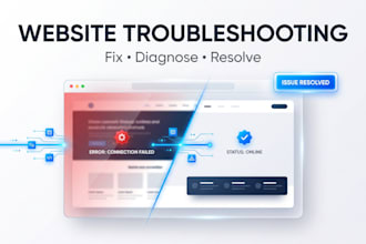 fix website errors, bugs, and dns issues