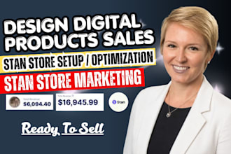 do stan store setup, digital product, stan store marketing, stan store design