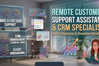 be your remote customer support assistant and CRM specialist