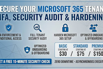 be your remote microsoft 365 and entra id security administrator