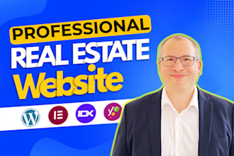 build mordern realtor website for agent with property listings lead generation