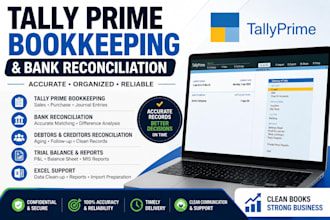 do bookkeeping bank reconciliation and accounting
