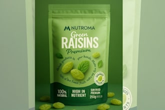 product label design, pouch, packaging box design, ai product design