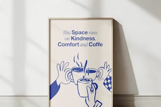 design aesthetic vintage wall art and typography posters