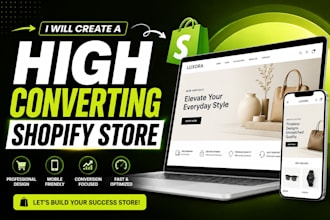 create high converting shopify store